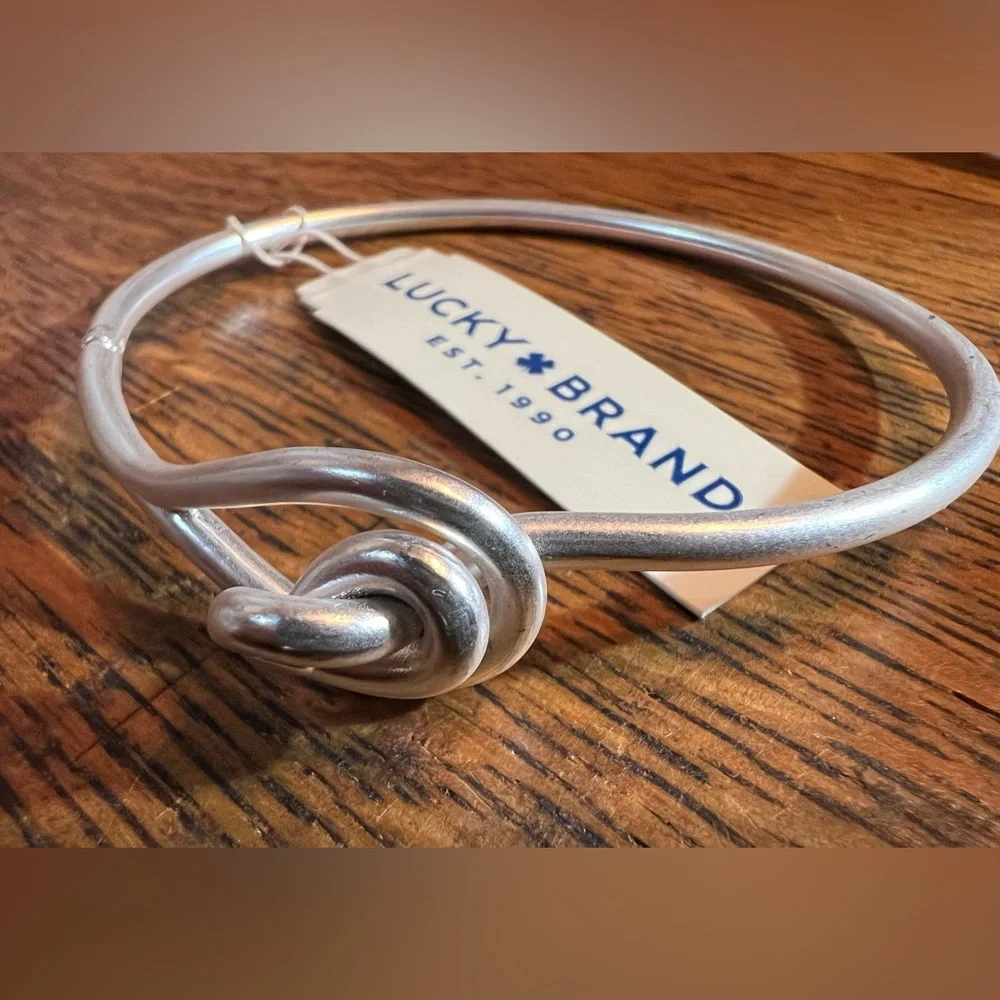 Lucky Brand Silver Cuff Bracelet - Picture 1 of 3